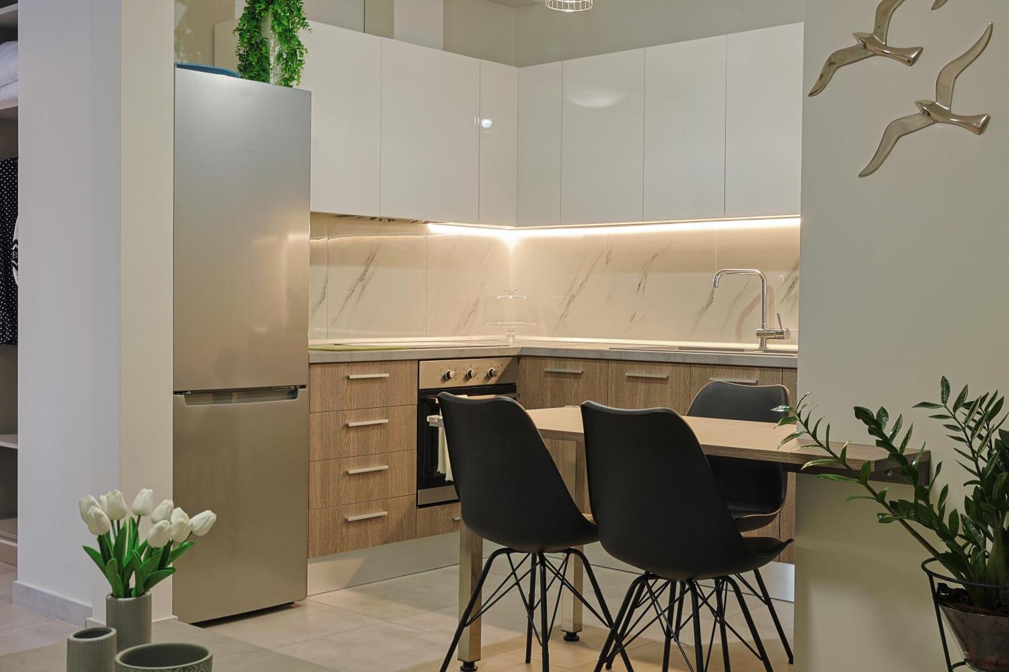 شقة Zeta-Garden Oasis & Private Parking By Optimum Link Kateríni المظهر الخارجي الصورة