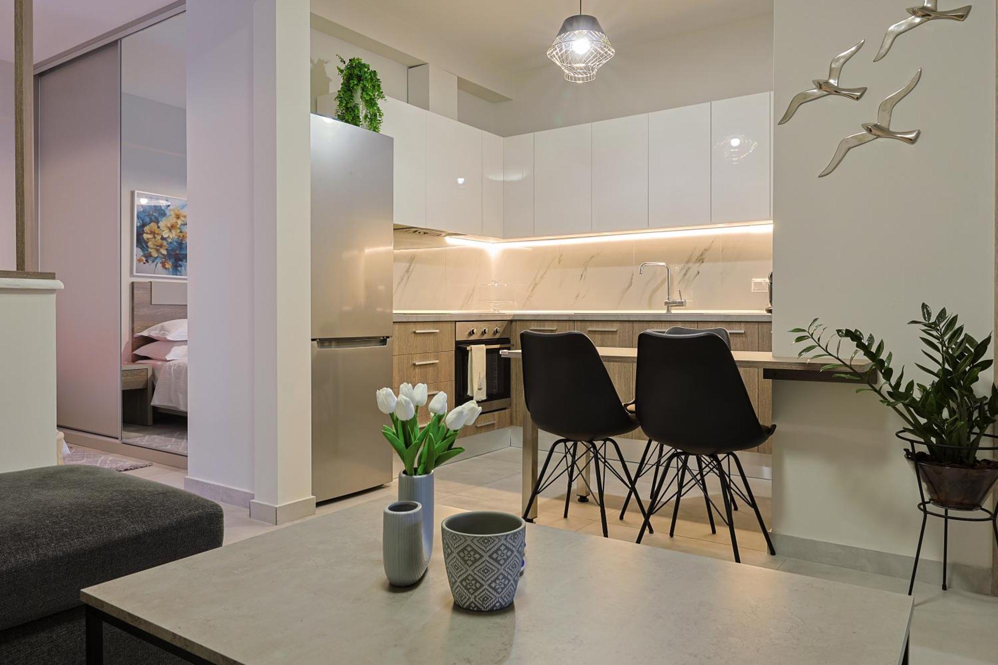 شقة Zeta-Garden Oasis & Private Parking By Optimum Link Kateríni المظهر الخارجي الصورة