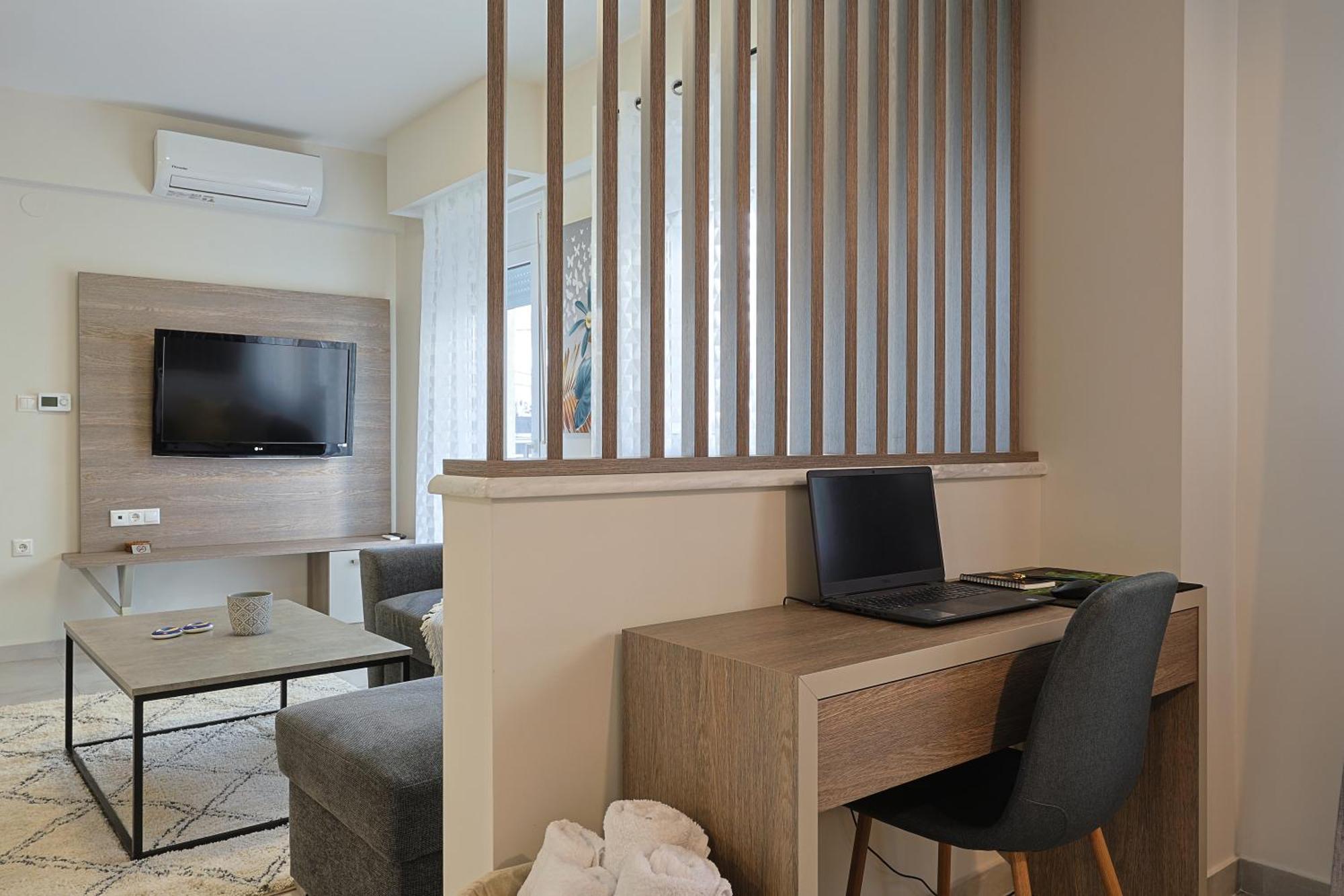 شقة Zeta-Garden Oasis & Private Parking By Optimum Link Kateríni المظهر الخارجي الصورة